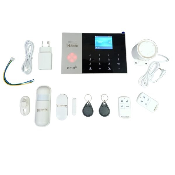 WiFi GSM Touch Home Security Alarm System with Mobile App